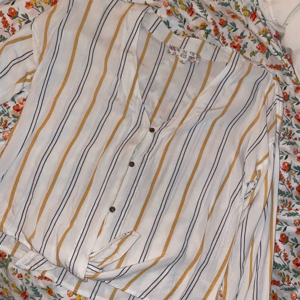 White Striped shirt